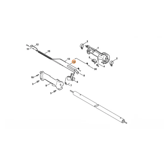 STIHL  Sprężyna ramieniowa 4137 182 4503